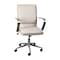 Flash Furniture Taupe LeatherSoft Office Chair with Chrome Arms GO-21111B-TAUPE-CHR-GG - alternate 10